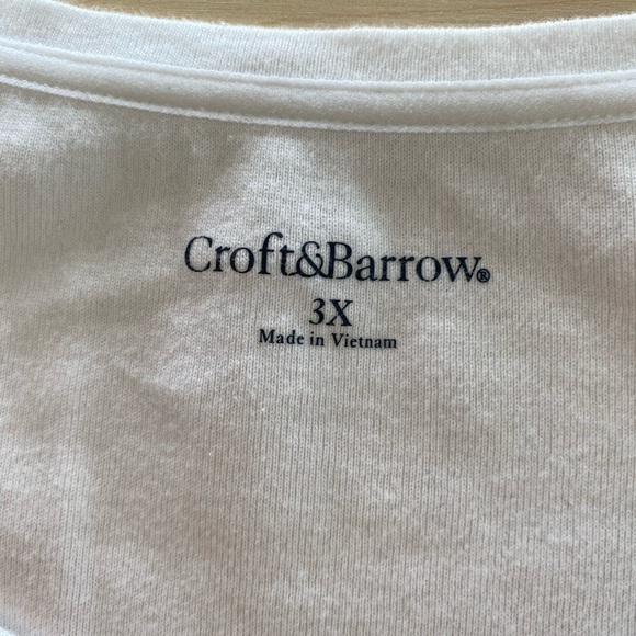 Croft & Barrow Tee size 3X (DQ) - Picture 4 of 7